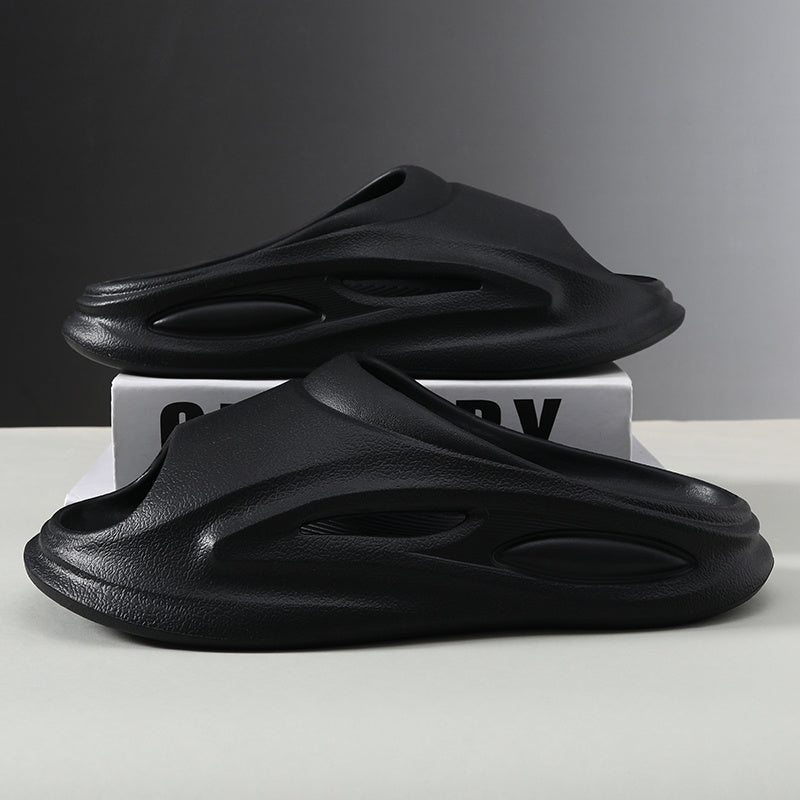 Men's Cloud Slides Pillow Slippers Lightweight Open toe Shoes