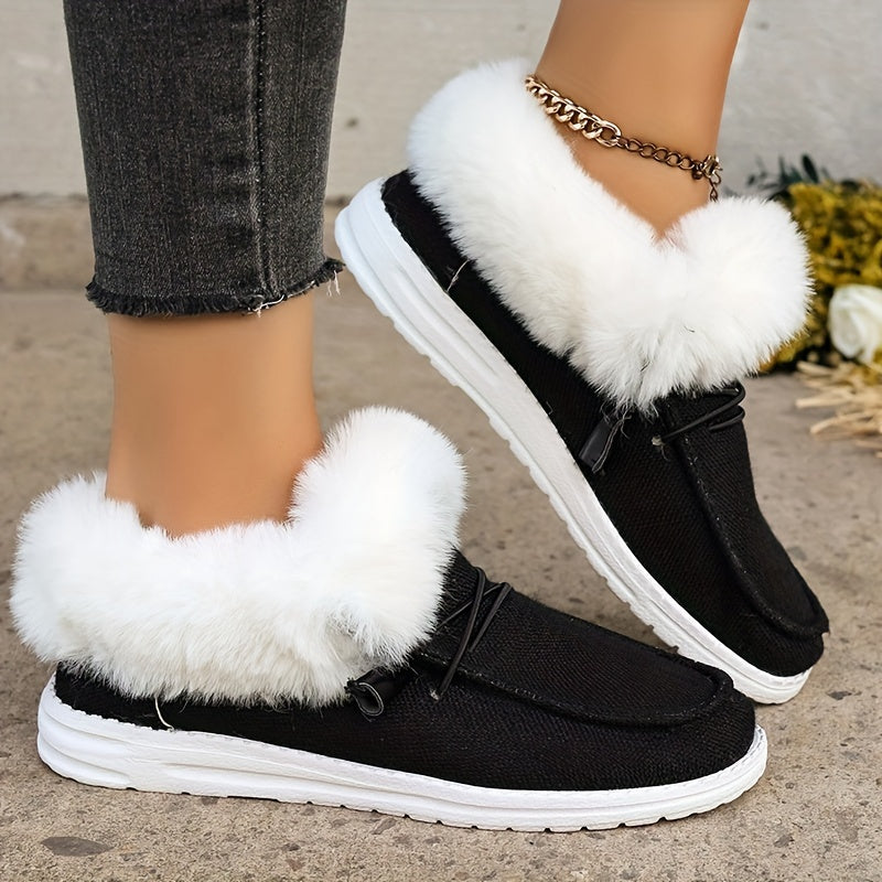 Women's Non Slip Thickened Sneakers Soft Comfortable Low Top Flat Sport Shoes