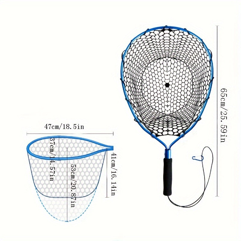 1pc Foldable Fishing Net Durable Landing Net For Sea Fishing