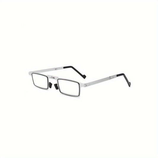 Middle Aged Elderly Folding Reading Glasses Anti Light Ultra light