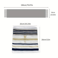 Royal Large Poly Prayer Shawl Talit De Jewish Tallit