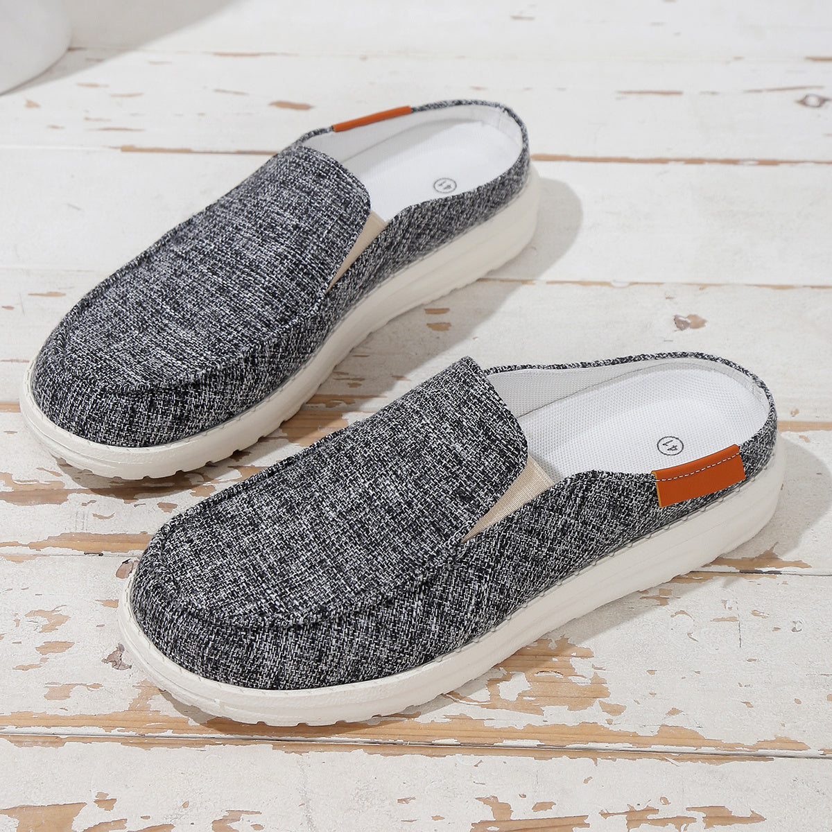 Men's Slip On Canvas Casual Shoes for Outdoor Walking