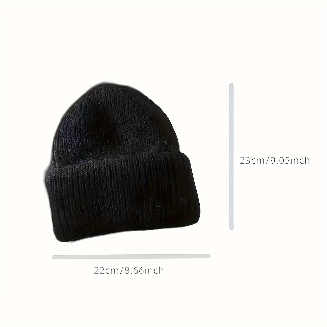 Solid Beanie Hats For Women Men Winter Knitted Warm Hats Sun Protection Hat