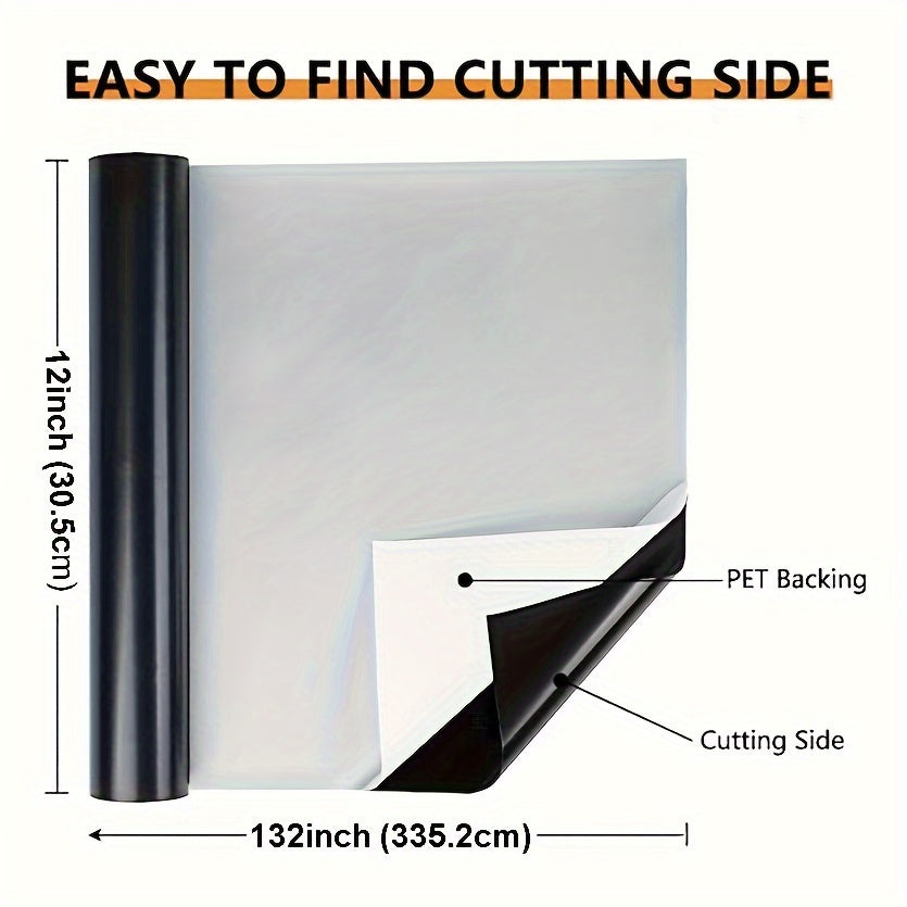 35m Adhesive Vinyl Roll Cricut Permanent for Decor Car Decal Glossy Waterproof