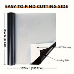 35m Adhesive Vinyl Roll Cricut Permanent for Decor Car Decal Glossy Waterproof
