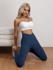 Seamless Butt Lifting Leggings Cross Waist Activewear