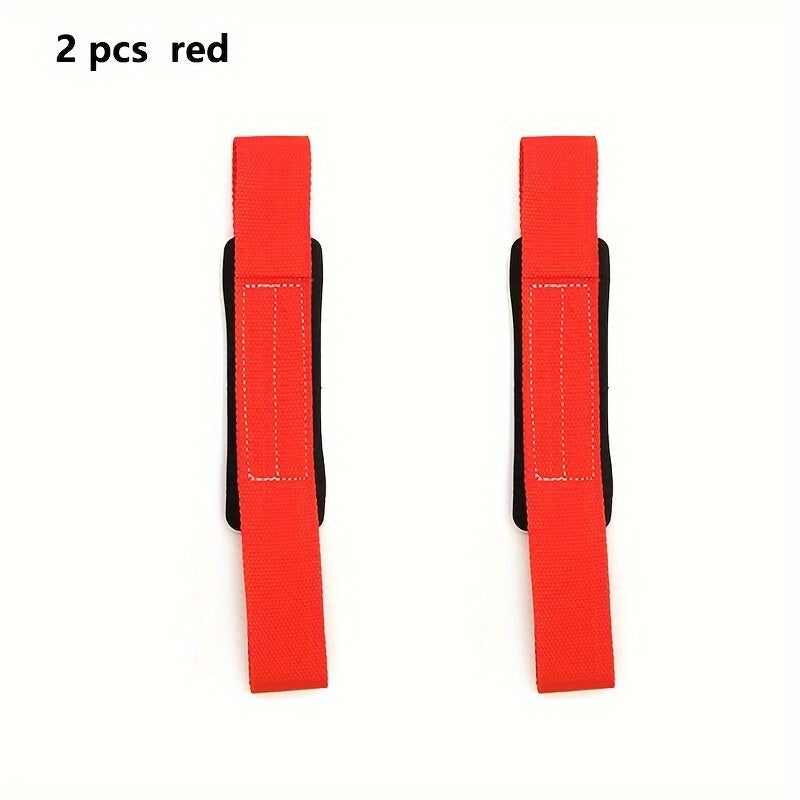 2pcs Non-slip Wrist Straps for Barbell Lifting and Fitness Training
