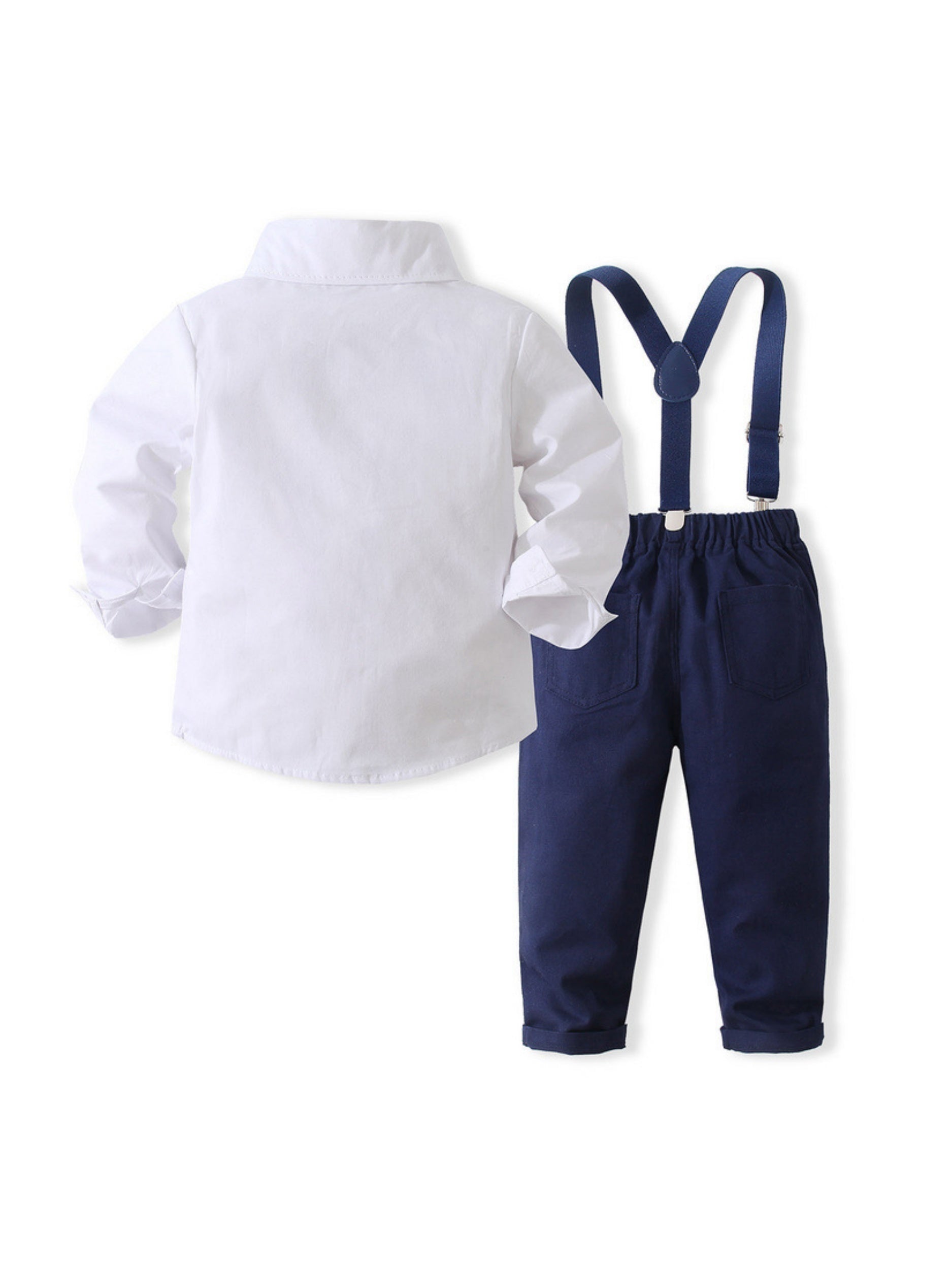 Boys Gentleman Outfits Long Sleeve Shirt&Pants Set