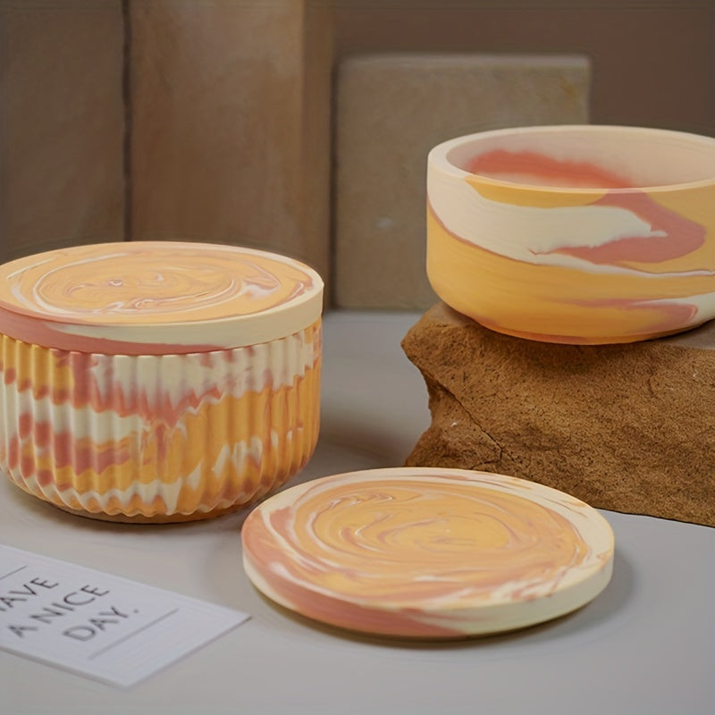 Candle Jar Silicone Mold DIY for Candle Holder Making