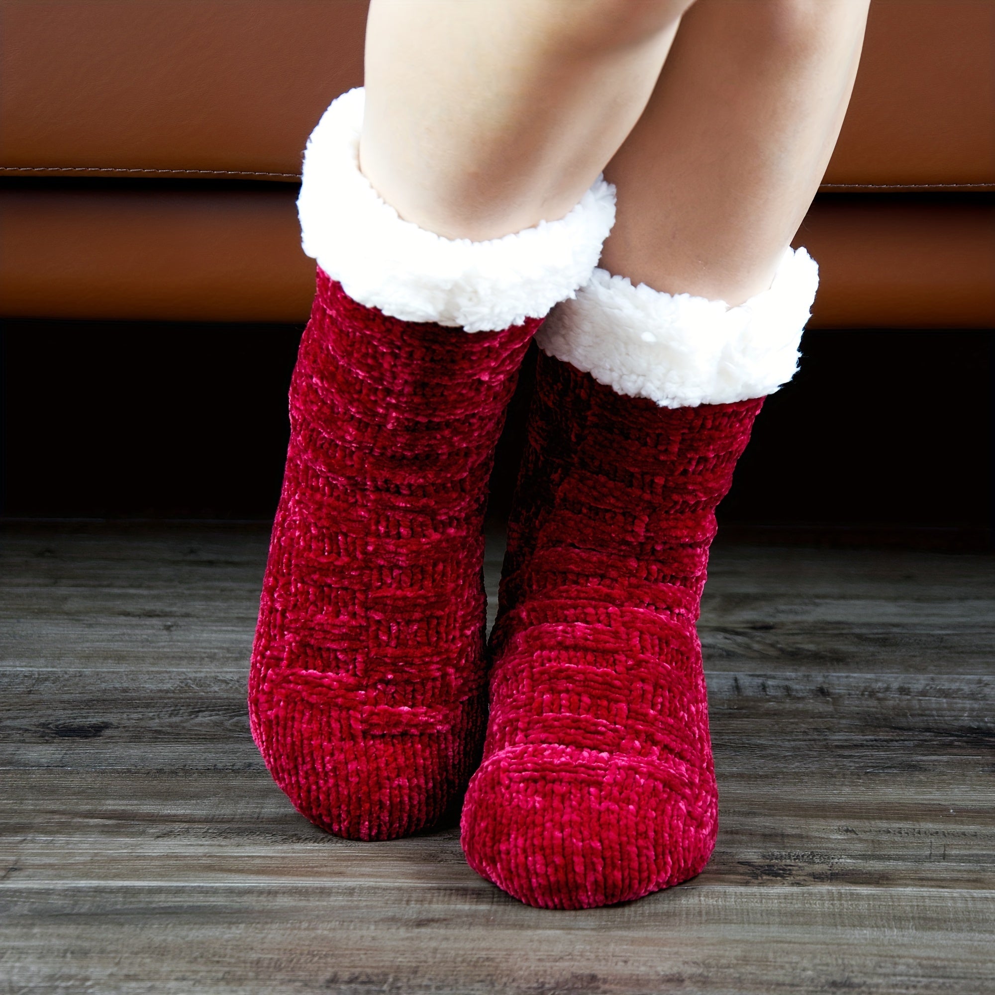 Warm Fuzzy Socks Women's Mid Tube Stockings