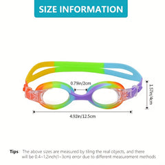 TAG Silicone Kids Swimming Goggles Waterproof Anti fog HD Swimming Glasses