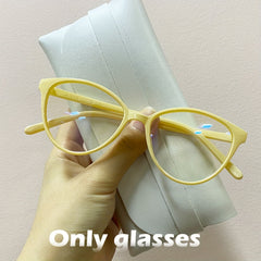 Light Blocking Glasses Clear Lens Glasses for Women