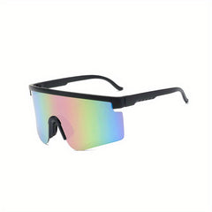 Y2K Wrap Around Sunglasses Semi Rimless Gradient Lens UV400