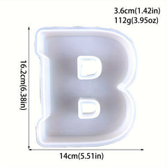 Resin Letter Pendant Molds - 3D Alphabet A-Z Symbols