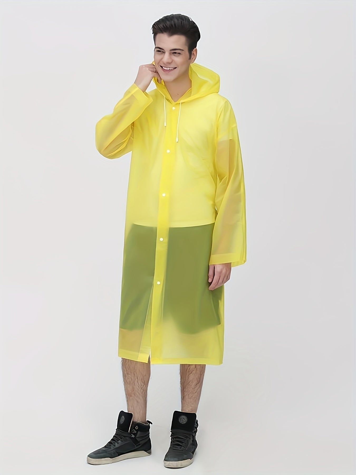 Unisex Outdoor Lightweight Poncho Raincoat for Hiking Camping Fishing