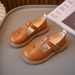Girls Casual Solid Flat Shoes Breathable Non-slip Walking Shoes