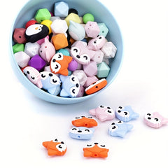 Silicone Teether DIY Necklace Bracelet Bead Set Fox Head