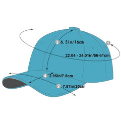 Men's YORK Pattern Baseball Cap Adjustable Casual Hat