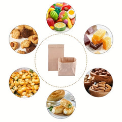 50pcs Folding Candy Bags for Christmas Birthday Wedding Gift Wrapping