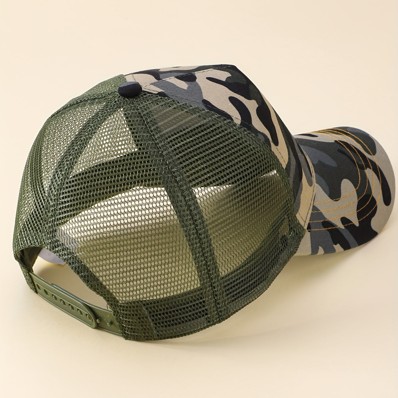 Mens Camo Mesh Baseball Cap