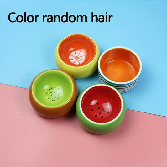 Fruit Hamster Ceramic Bowl Food Pot For Small Pet Squirrel