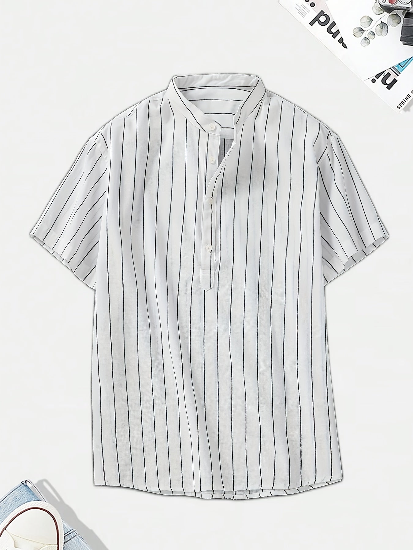 Men's Casual Button-Down Shirt