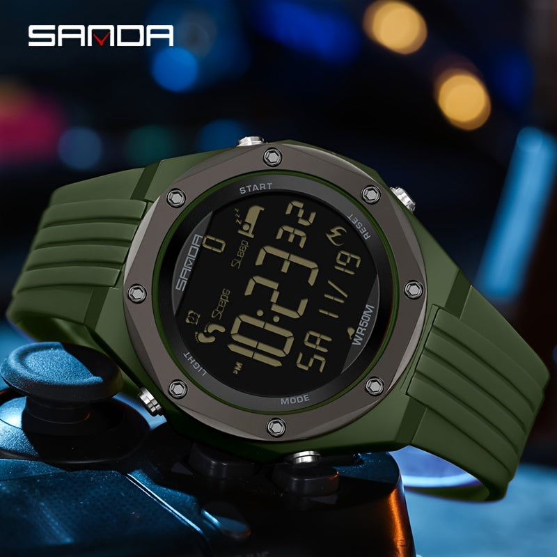 Sanda Boy's Calorie Steps Metal Waterproof Watch