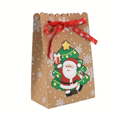Christmas Snowflake Drawstring Gift Bag Small Business Supplies Shopping Bag
