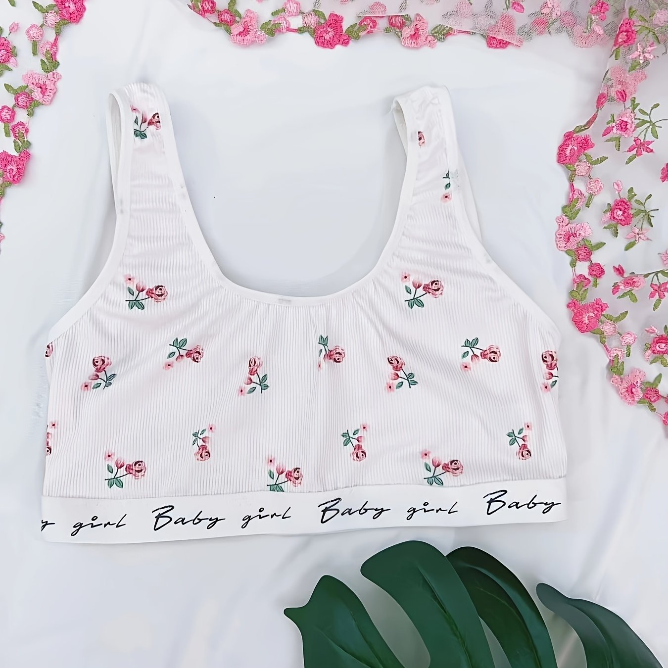 Floral Print Sleeveless Sleep Top for Women