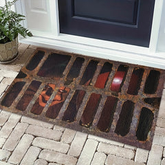 Horror Clown 3D Illusion Halloween Bath Mat Scary Welcome Door Mats
