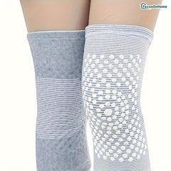 1 Pair Short Artemisia Knee Pads, Cold Protection, Fall & Winter