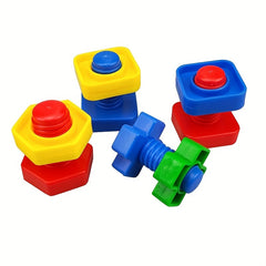 Baby Puzzle Toy for 1-2 Years Old - Shape Pairing Screw Assembly