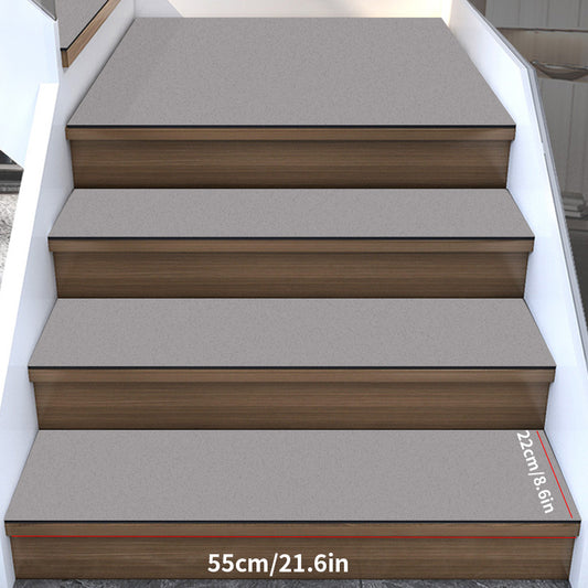 1pc Stair Treads Carpet Indoor Diatom Mud Absorbent Non-slip Floor Mat