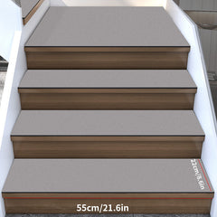 1pc Stair Treads Carpet Indoor Diatom Mud Absorbent Non-slip Floor Mat