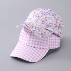 Floral Print Baseball Cap Women Sunscreen Sports Hat Lightweight Dad Hats