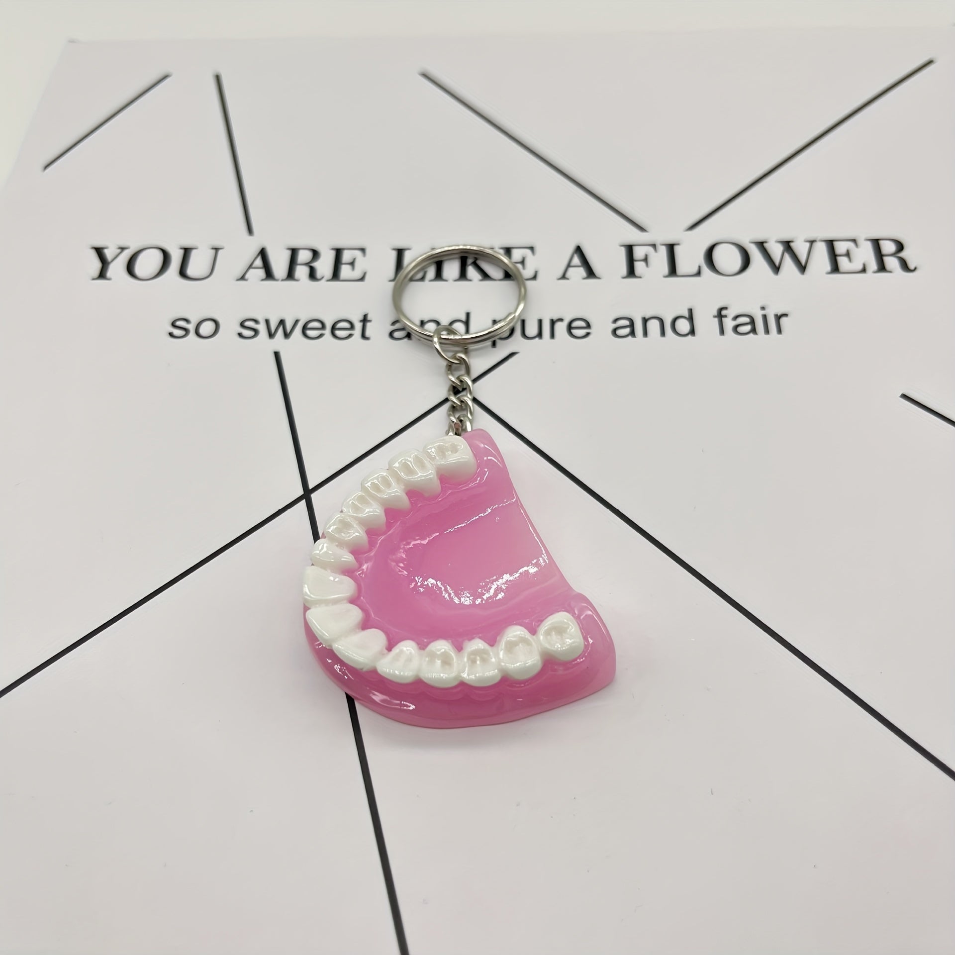 Colorful Teeth Keychain for Men
