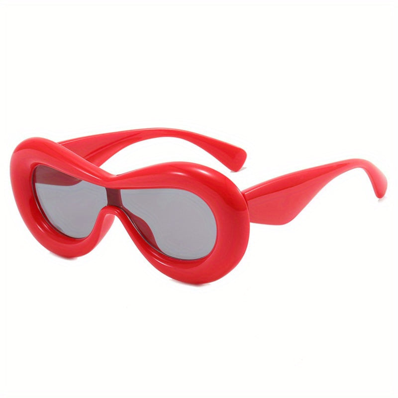 Y2K Candy Oversized Sunglasses Inflatable Thick Frame Shades