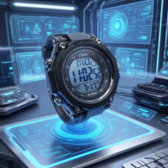 Youth Waterproof Timer Alarm Wristwatch