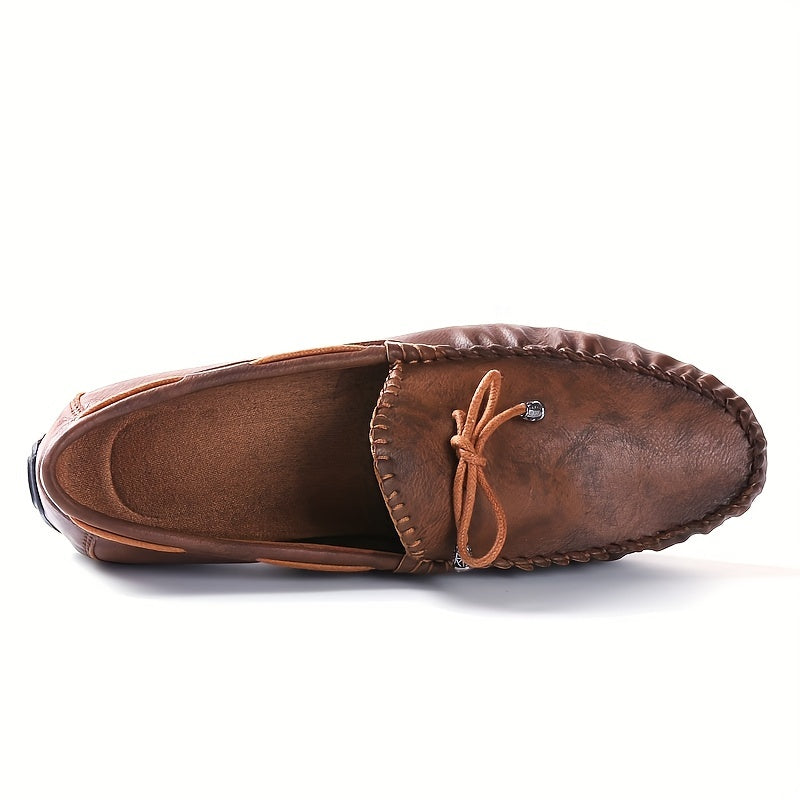 Men's Wear resistant Lace Up Comfy Loafer Shoes