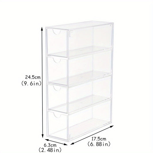 Acrylic Glasses Storage Box Display Rack Drawer Type