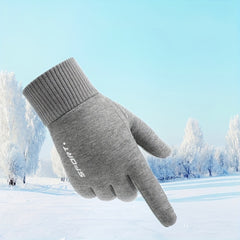 Winter Touch Screen Cycling Gloves Windproof Warm Thick Fitness Gloves