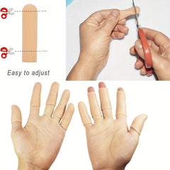 Silicone Finger Protectors for Dry Skin - 5 Pairs