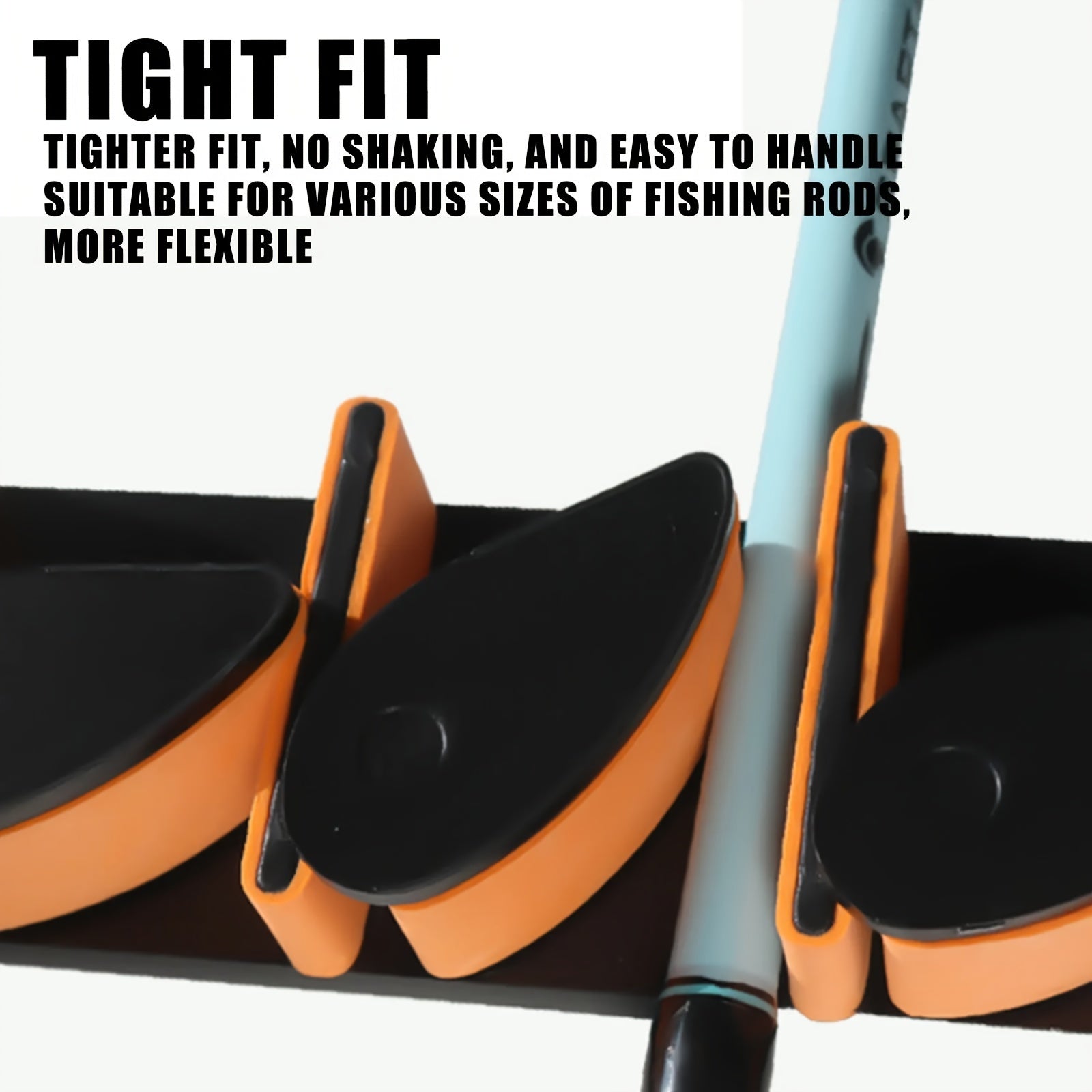 Wall Mounted Fishing Rod Holder for Convenient Storage of Fishing Gear