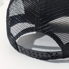 Summer Outdoor Sunshade Mesh Baseball Cap with Ghost Face Print