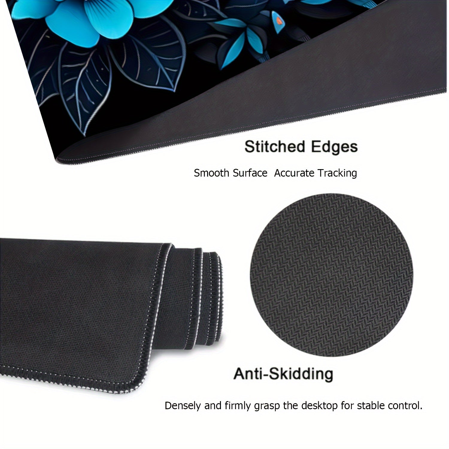 Orchid Butterfly Large Mousepad Keyboard Pad Mouse Mat