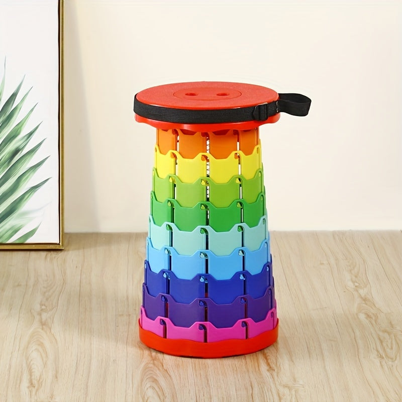 Portable Telescopic Stool for Outdoor Lightweight Folding Comfort