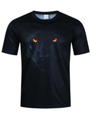Men's Animal Graphic T shirt 3D Print Stretch Tee Top