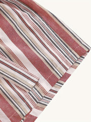 Striped Tie Waist Shorts Boho Shorts for Spring & Summer