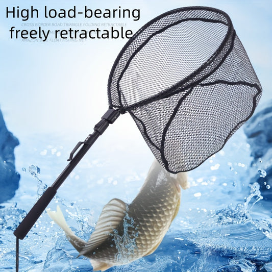 Fishing Net w/ Folding Aluminum Handle Fishing Gear