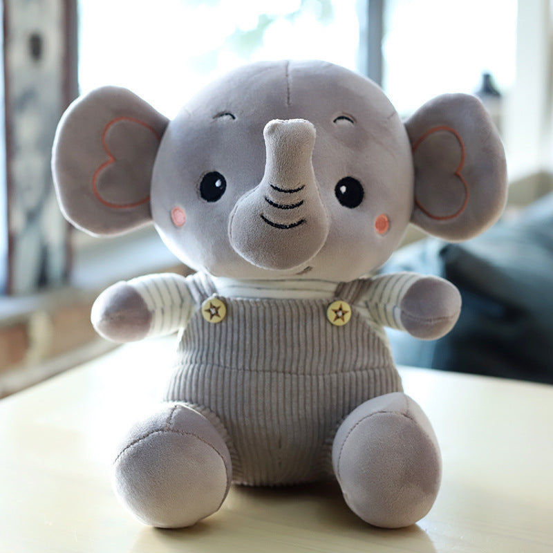 Set of Three Plush Elephant Toys - Perfect Gift for Friends